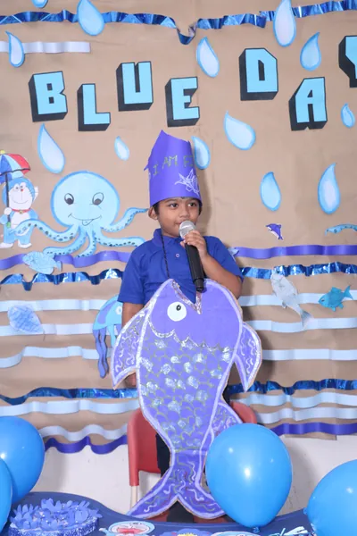 BLUE DAY CELEBRATION at Jupiter Public School (photograph 3)