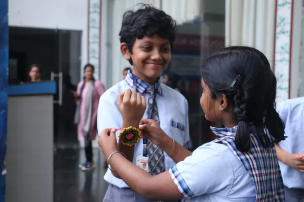 Raksha Bandhan at Jupiter Public School (photograph 2)